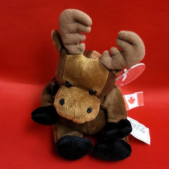 Coca Cola Canada Gourmand The Moose Mini Bean Bag Beanie 1999 - Picture 2 of 11